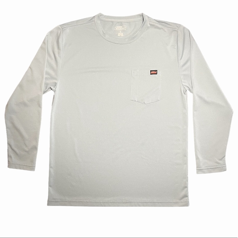 Dickies baby blue Long Sleeve Work Shirt Size L